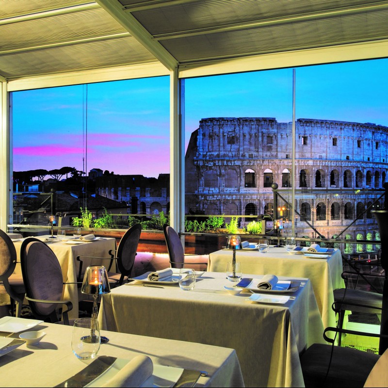 Dinner for Two at Aroma Luxury Restaurant in Rome