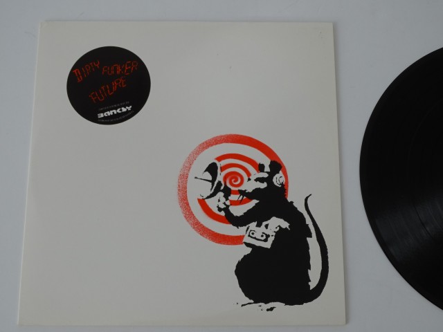 Banksy 'Radar Rat' - Dirty Funker Vinyl (White Edition), 2008