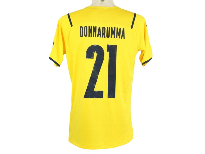 Donnarumma's Match-Issued Shirt, Italy vs England 2021