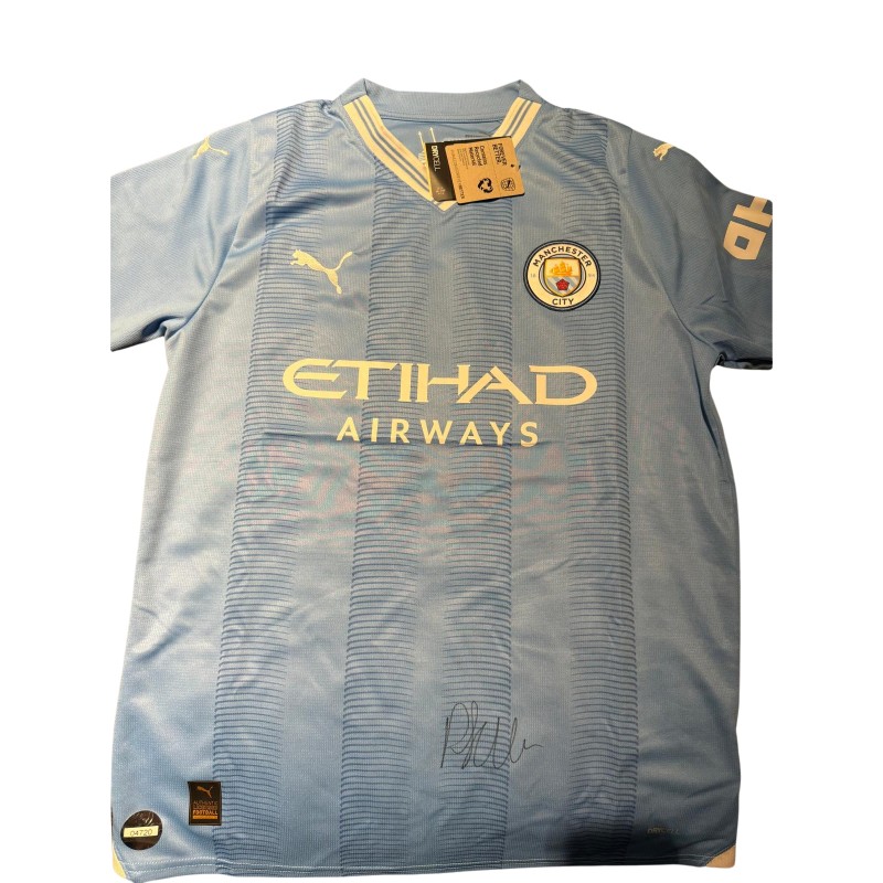 Phil Foden's Manchester City Signed Shirt