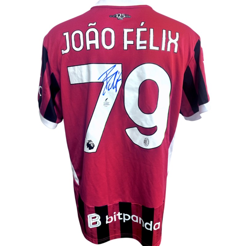 Joao Felix's Milan Signed Replica Shirt, 2024/25