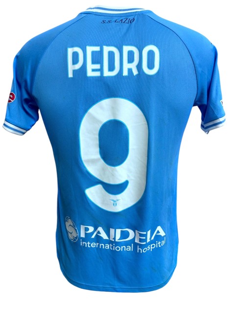 Pedro's Match Worn unwashed Shirt Lazio vs Roma 2023