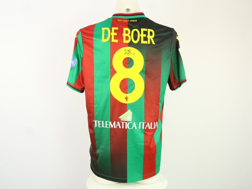 De Boer's Match Worn unwashed Signed Shirt, Ternana vs Ascoli 2024 