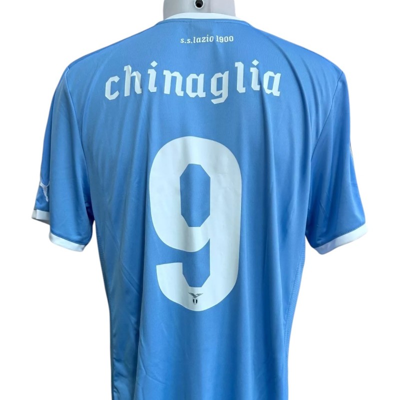 Chinaglia's celebrative shirt, Lazio vs Napoli 2012