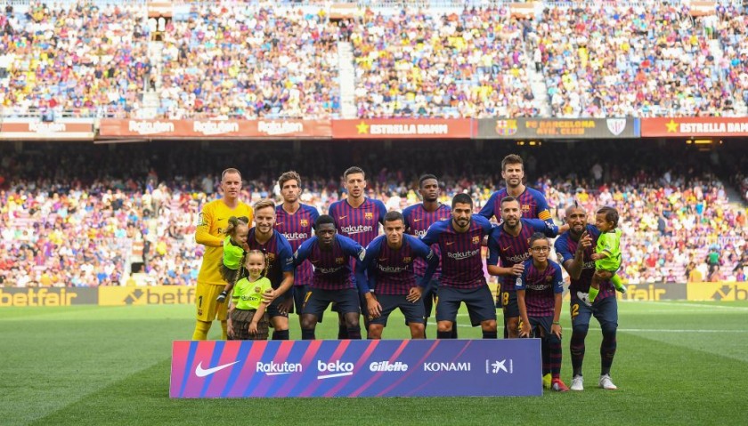 Ter Stegen's Match Shirt, Barcelona-Athletic Club 2018