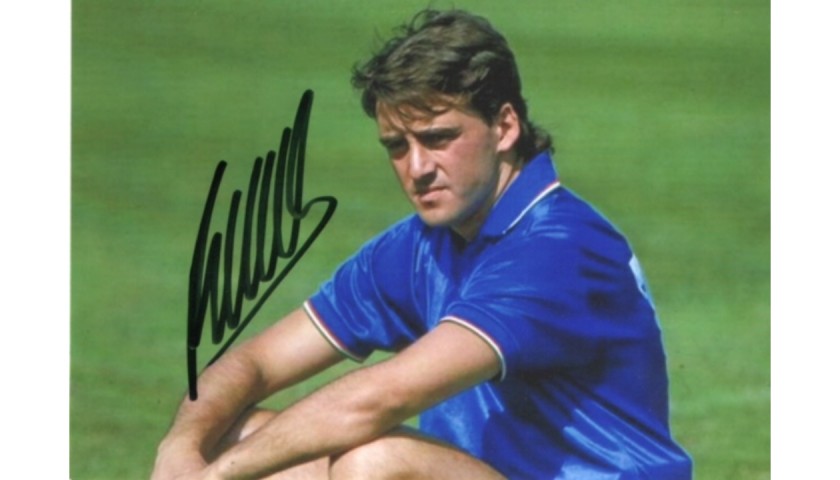 Roberto Mancini Signed Photograph