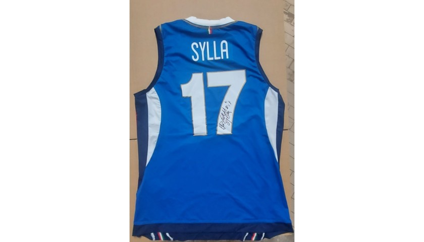 Italy Volleyball Team Jersey Signed by Miriam Sylla