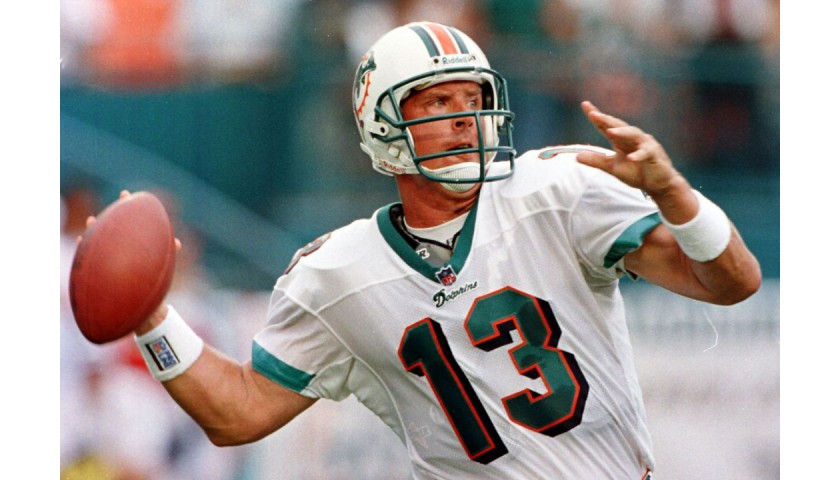 DAN MARINO CUSTOM MIAMI DOLPHINS W JERSEY