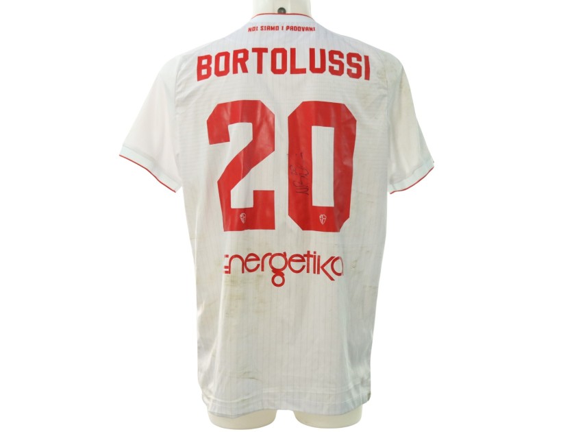 Bortolussi's Signed Unwashed Shirt, Padova vs Novara 2024