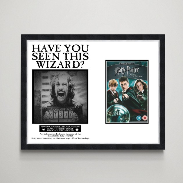 Gary Oldman Signed Harry Potter Display