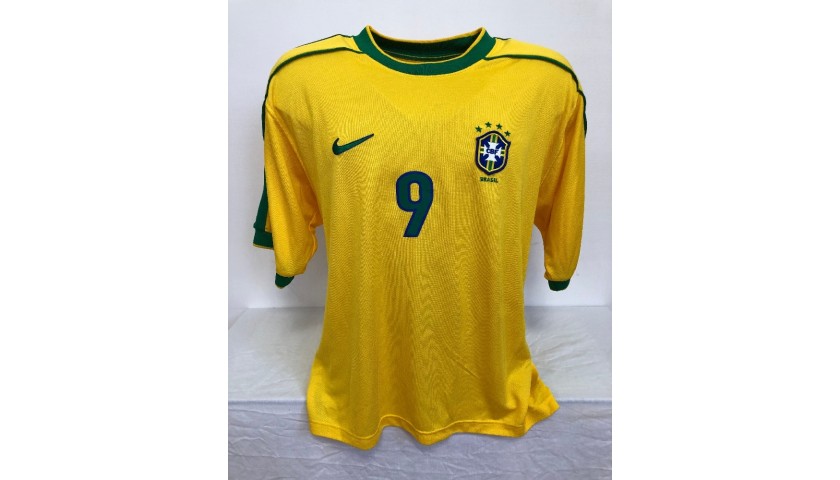  Ronaldo Brazil Hero T-Shirt (Yellow) : Clothing, Shoes
