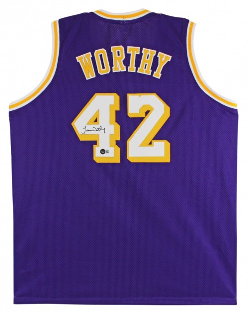 James Worthy Signed Jersey