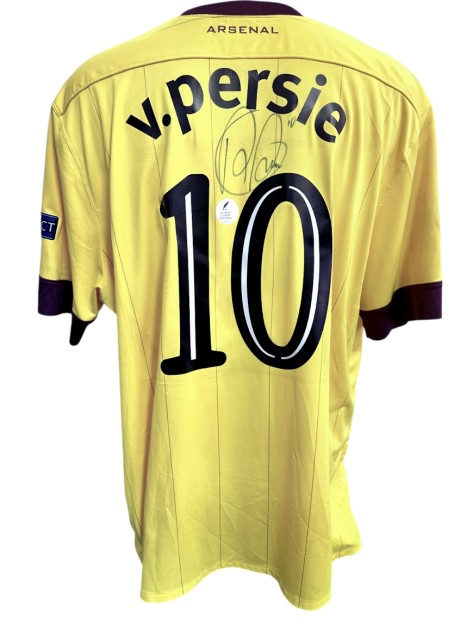 Van Persie's Arsenal Signed Official Shirt, UCL 2010/11