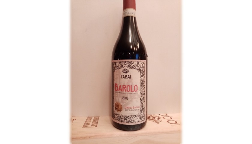 Numbered Limited Edition Bottle of Barolo, Tabai 2016