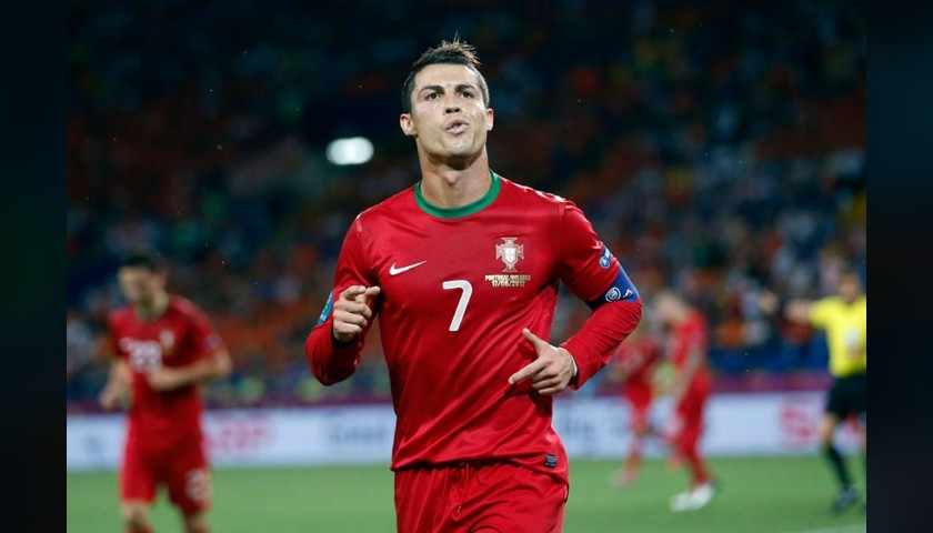 Ronaldo's Official Portugal Signed T-shirt, 2012