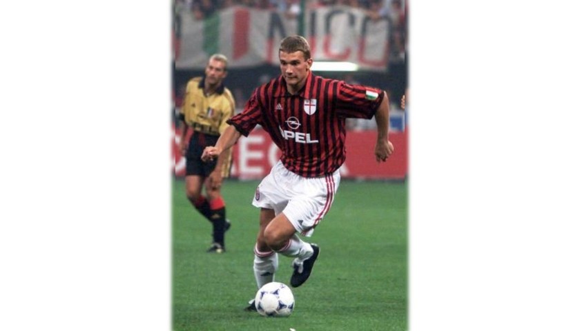 Shevchenko's Milan Match-Issued Shirt, 1999/00