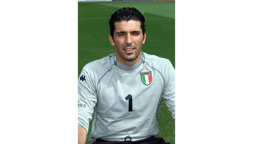 Buffon's Official Italy Signed Shirt, 2000