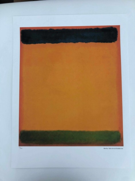 Mark Rothko Signed Offset Lithograph