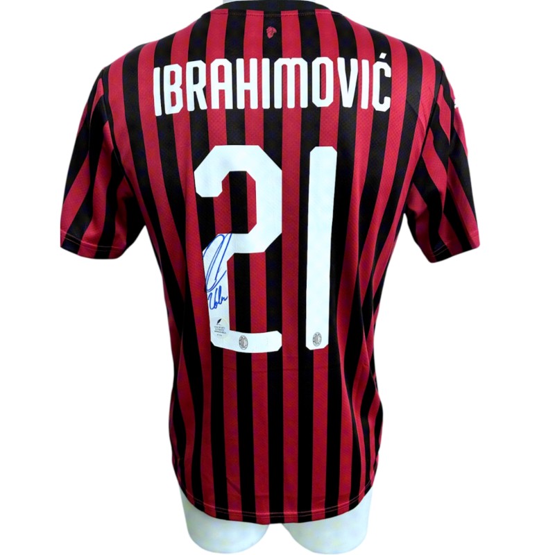 Ibrahimovic's Milan Signed Official Shirt, 2019/20