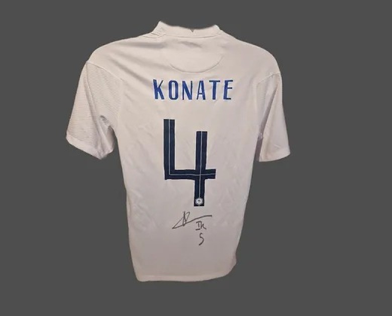 Ibrahima Konaté's France 2020/21 Signed Official Away Shirt