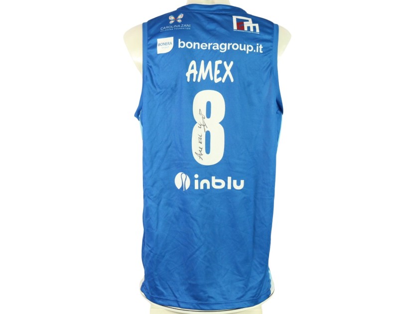 Della Valle's Signed Unwashed Kit, Germani Brescia vs EA7 Emporio Armani Milano 2023 - Nickname Week