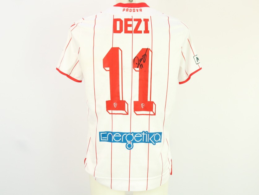 Dezi's Unwashed Signed Shirt, Padova vs Triestina 2024 