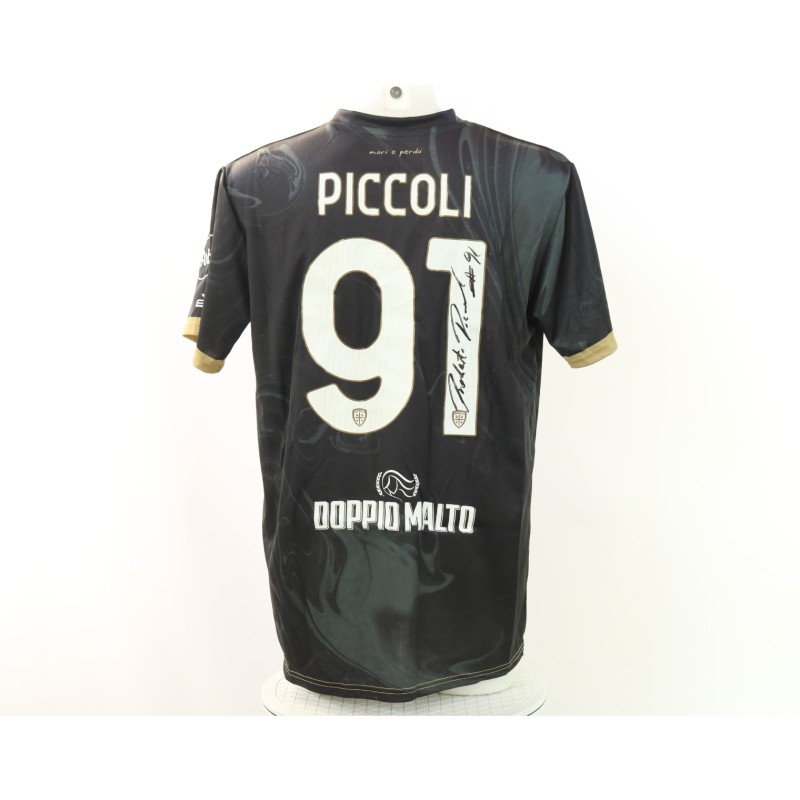 Maglia Piccoli Monza vs Cagliari Unwashed, 2025 - Autografata