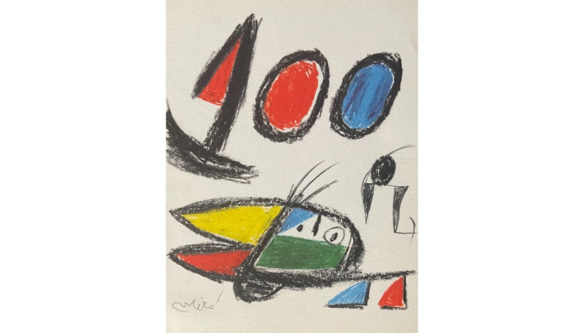 "Il numero 100" by Joan Miro