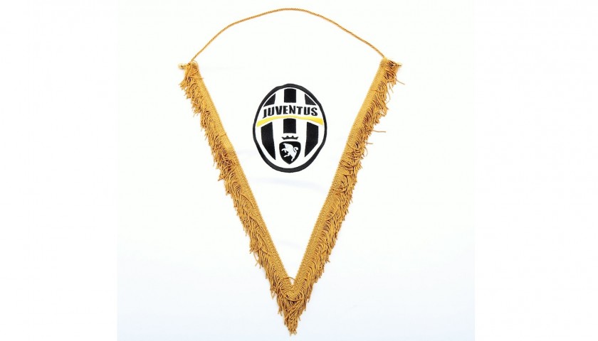Juventus FC Pennant Signed by Chiellini