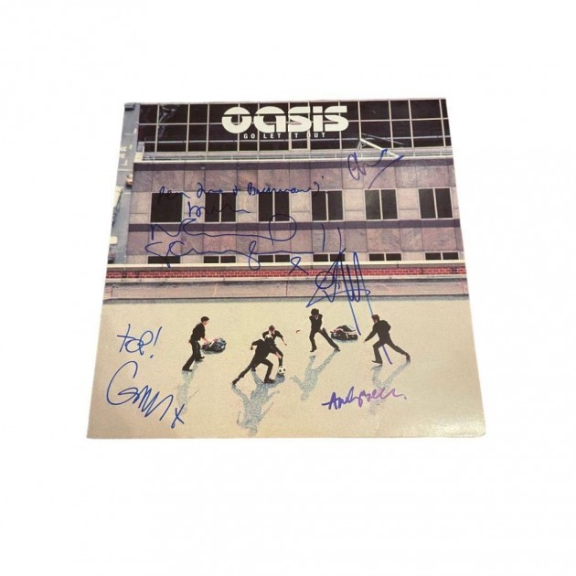 Oasis Signed Go Let It Out Vinyl
