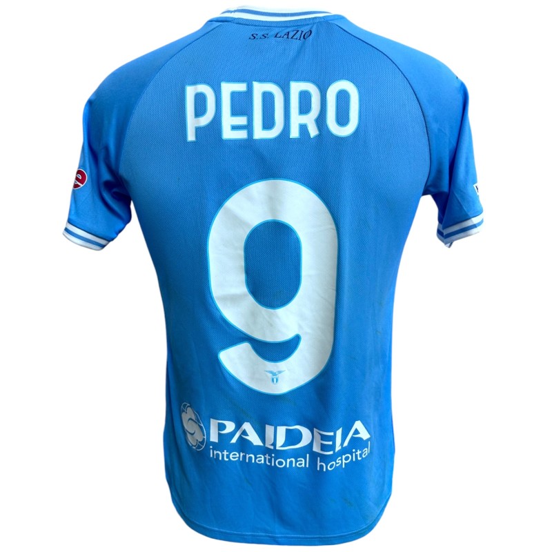 Pedro's Match Worn unwashed Shirt Lazio vs Roma 2023