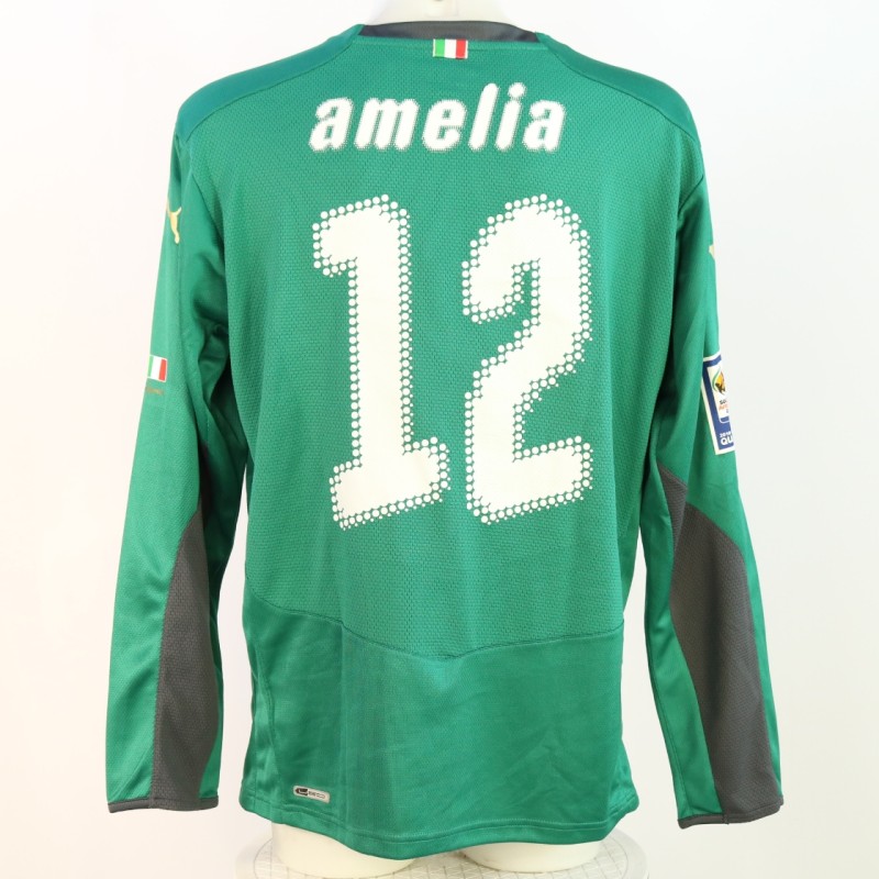 Amelia's Match-Issued Shirt, Montenegro vs Italy World Cup Qualifiers 2010