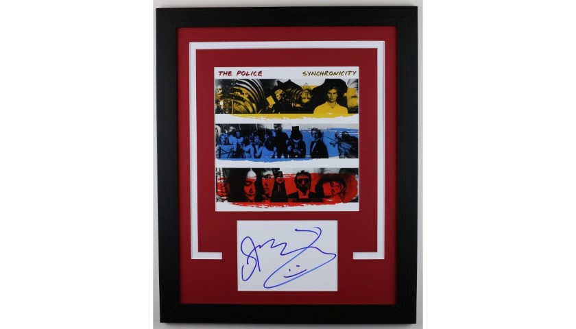 Sting Signed Display