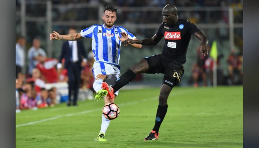 Koulibaly's Napoli Match Signed Shirt, 2016/17