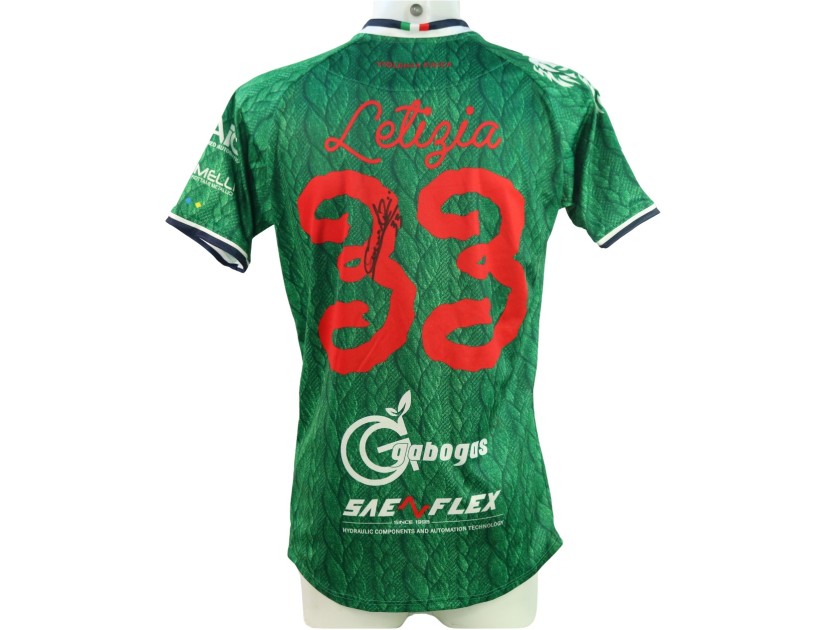 Letizia's Signed Unwashed Shirt, "Special Edition" Feralpisalò vs Triestina 2024