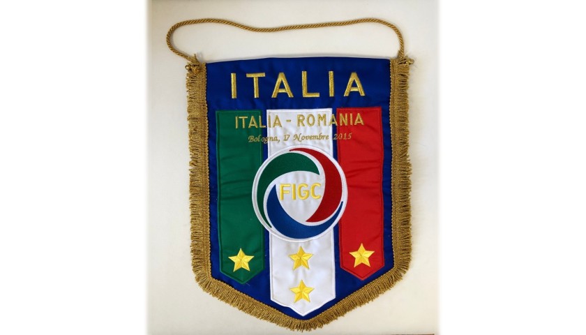 Official Pennant, Italy-Romania 2015
