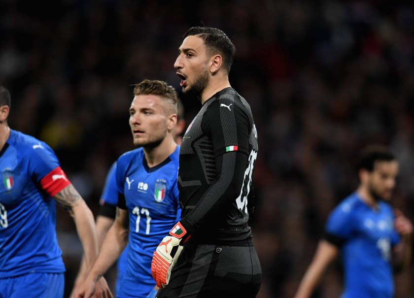 Donnarumma's Match Shirt, England-Italy - Special Patch