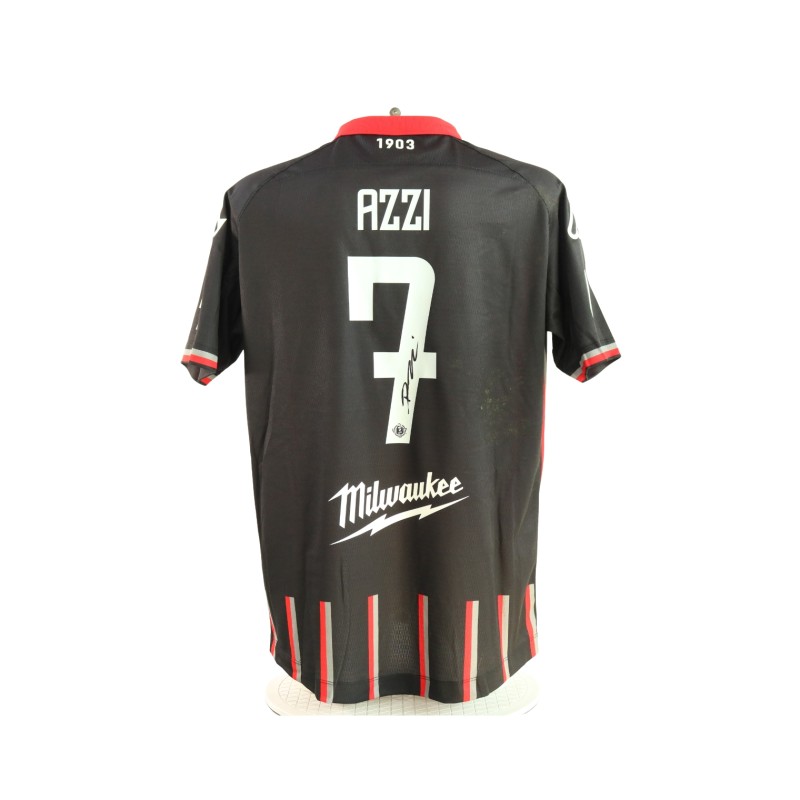 Maglia Azzi unwashed Bari vs Cremonese 2025 - Autografata