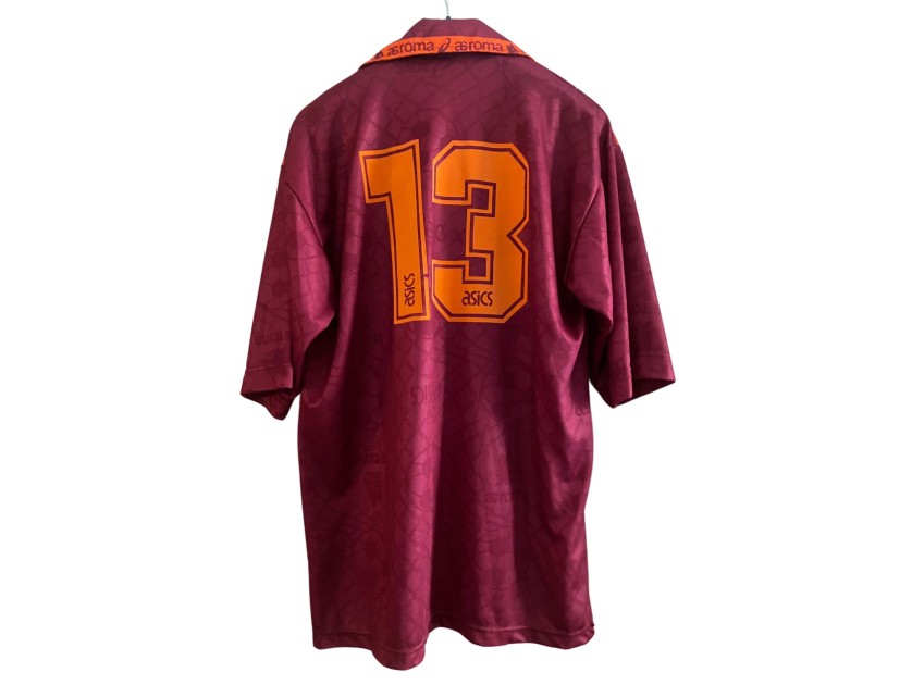 Benedetti's Roma Match-Issued Shirt, 1994/95