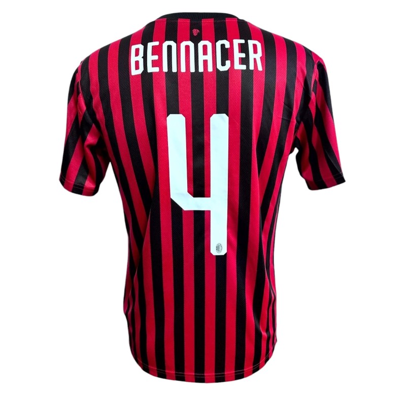 Bennacer's Match-Issued Shirt, Milan vs Inter 2019