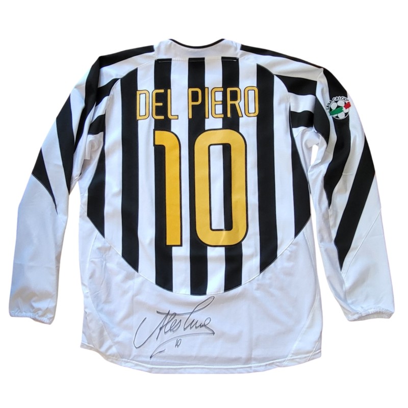 Maglia Del Piero Juventus, Preparata 2003/04 - Autografata