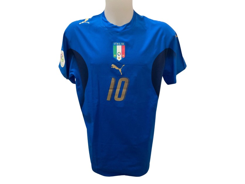 Totti's Italy Match-Issued Shirt, WC 2006 - CharityStars