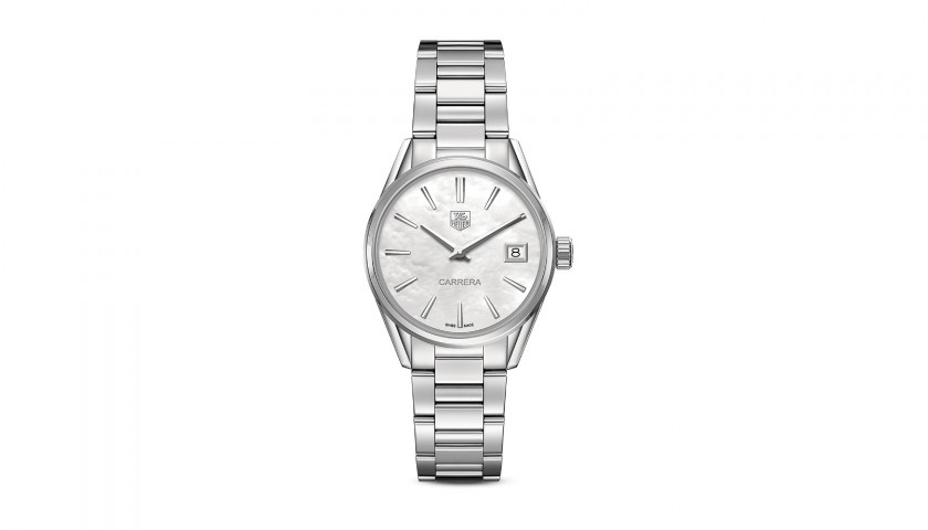 Tag Heuer Ladies Carrera Watch with Mother of Pearl & Diamonds