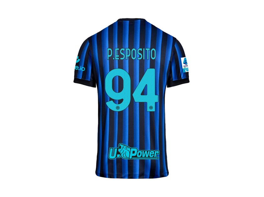 Esposito's Inter Milan 2025/26 Signed with Personalized Dedication Shirt