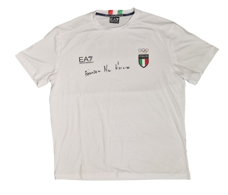 Armani T-Shirts worn by Federico Nilo Maldini - Paris Olympian 2024