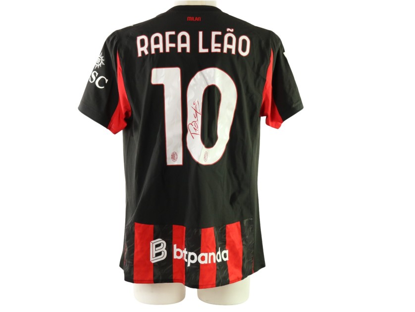 Leao's Milan Signed Official Shirt, 2025/26
