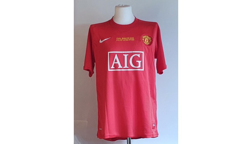 Cristiano Ronaldo SIGNED 2007/2008 Manchester United Jersey (COA