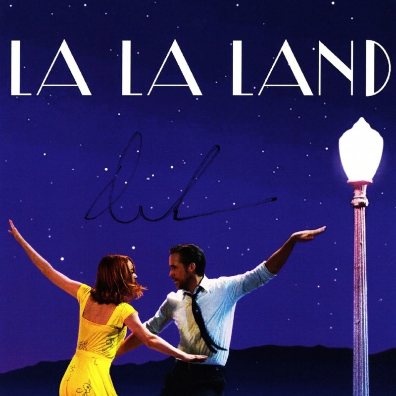 "La La Land" Photograph Signed by Damien Chazelle