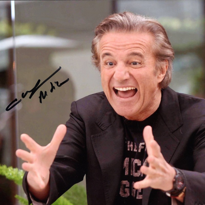 Fotografia Autografata da Christian De Sica