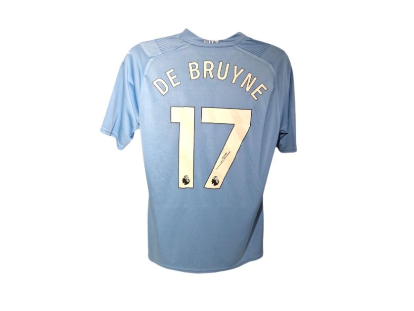 Kevin De Bruyne's Manchester City 2023/24 Signed Official Shirt